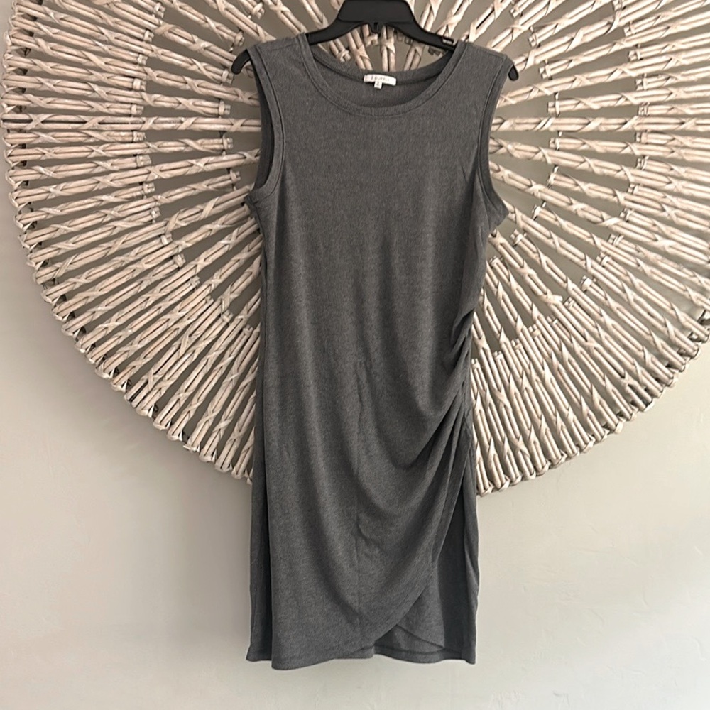Z Supply Gray Sleeveless Sheath Dress